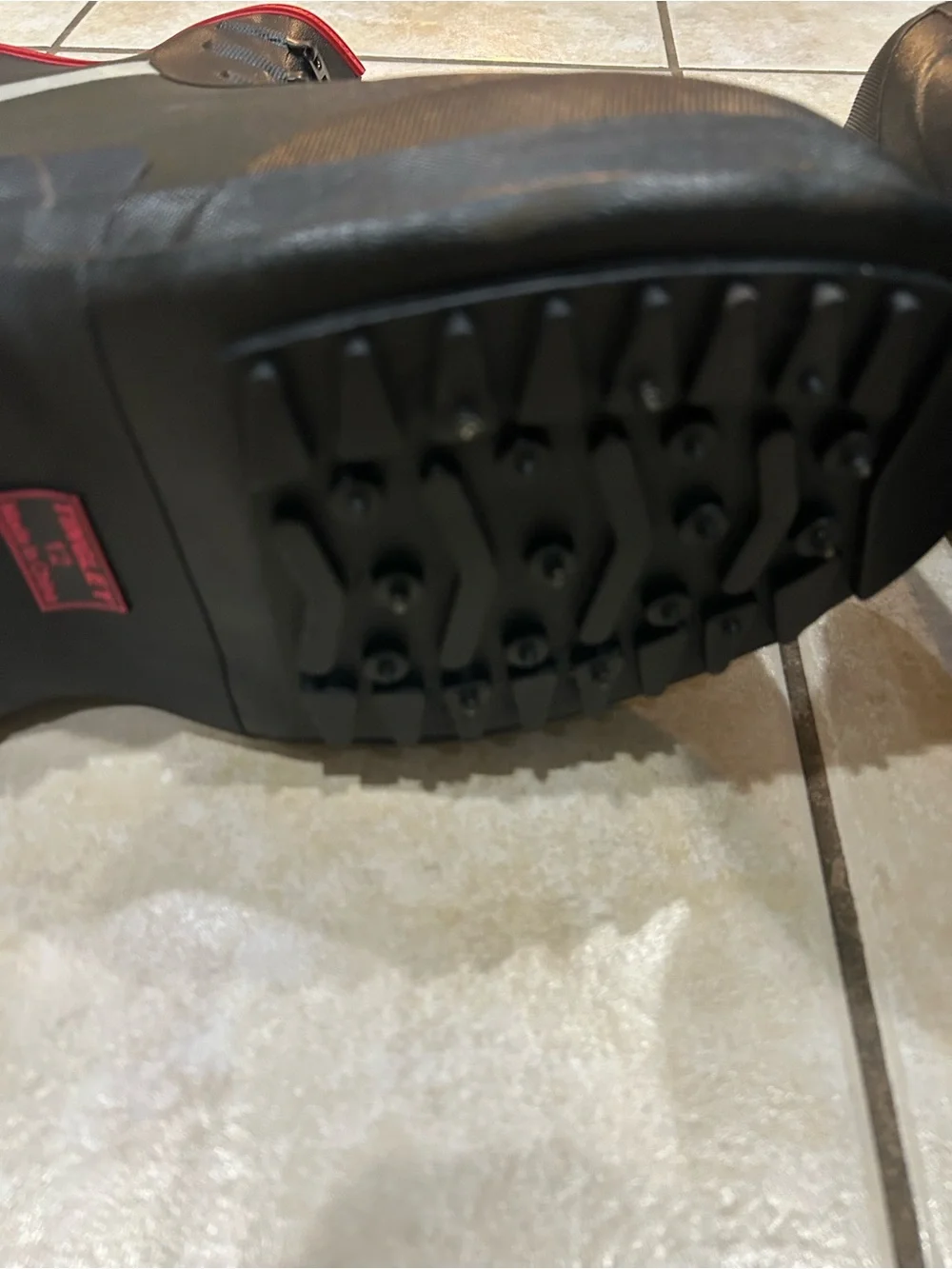 Tingley Winter Tuff 4 Buckle Ice Traction Men's Black Rain & Snow Boots